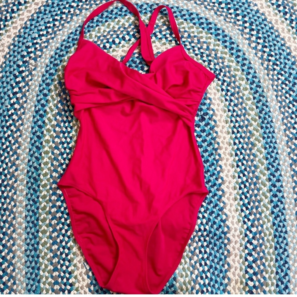 Sundance Red Women Swim One Piece